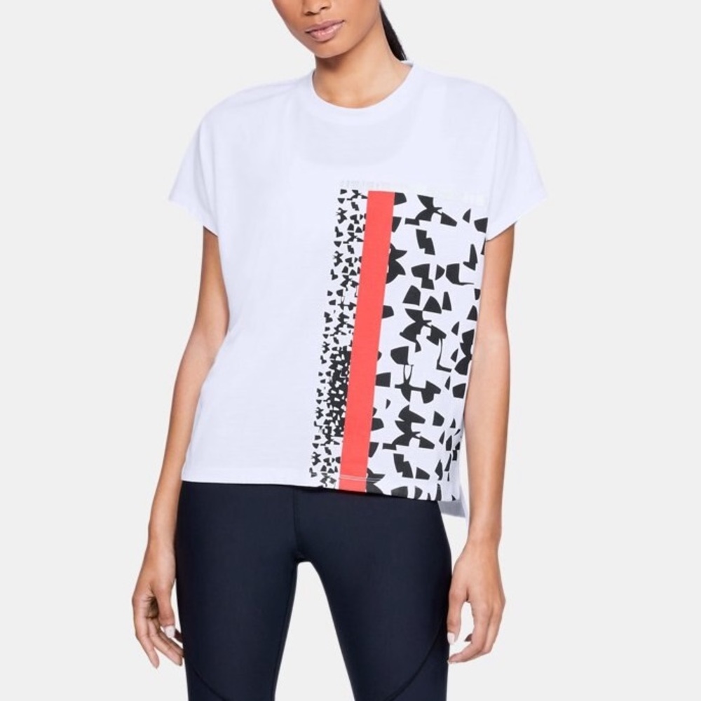 Under Armour Essentials Patchwork T-Shirt - image 1